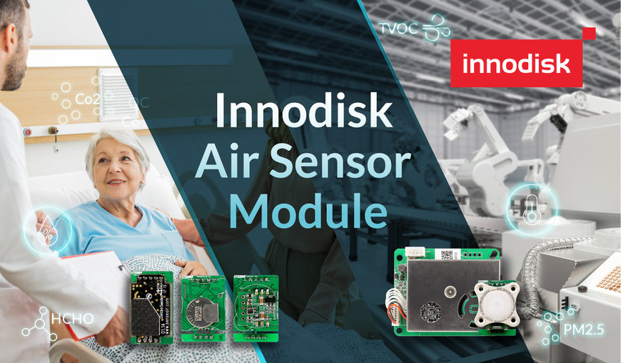 Innodisk, Endüstriyel Hava Sensör Modül Çözümünü Edge AI Uygulamalarına Değer Katmak İçin Tanıtıyor